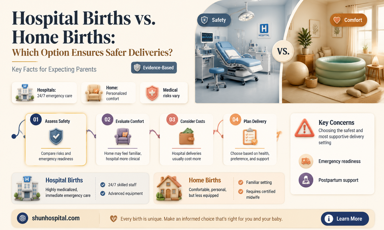 are hospital births safer