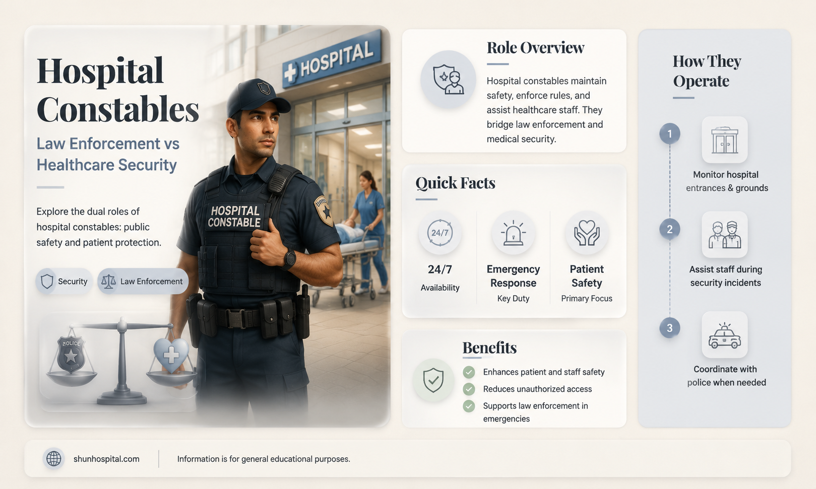 are hospital constables law enforcement