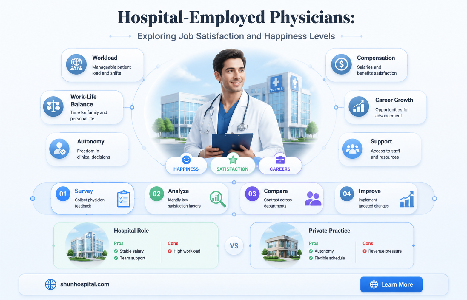 are hospital employed physicians happy