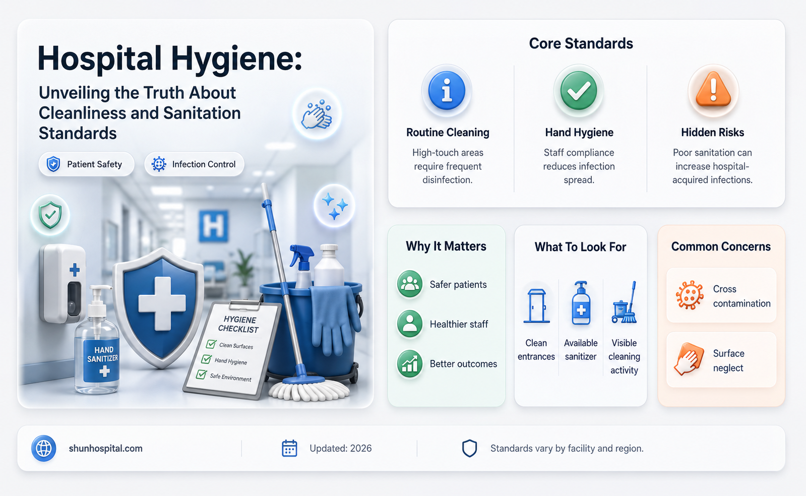 are hospitals clean or dirty