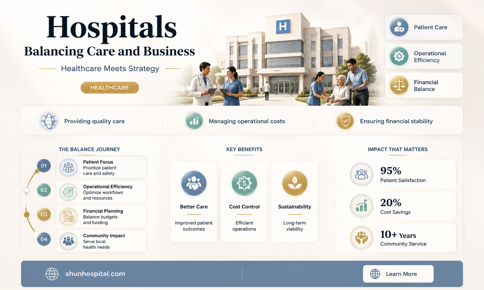 are hospitals a place of business or a healthcare setting