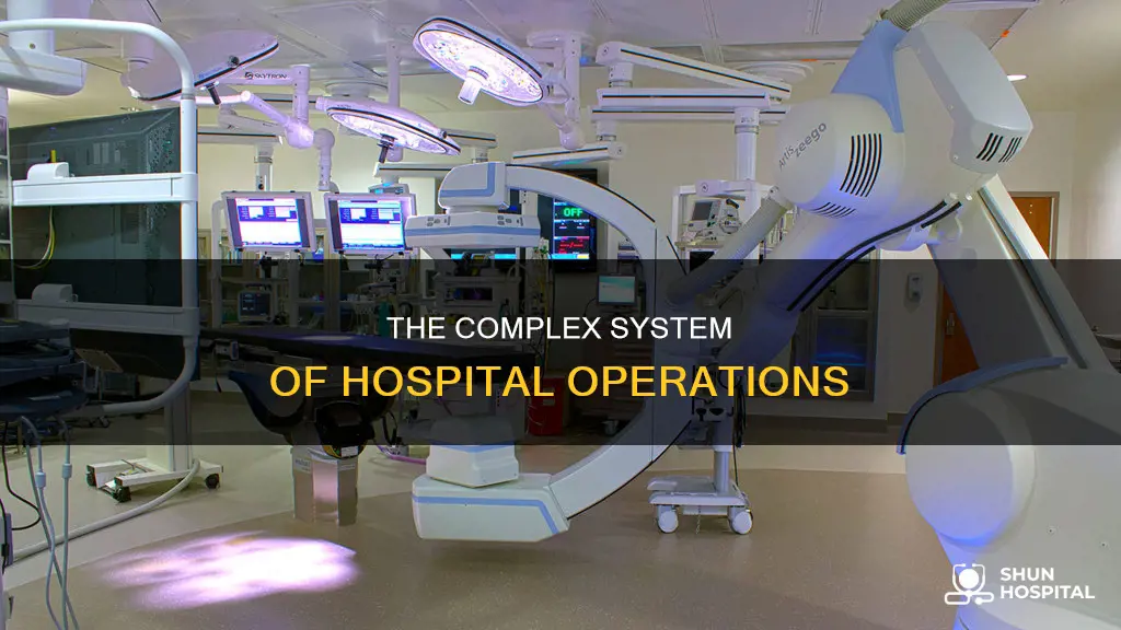 how a hospital operates as a system