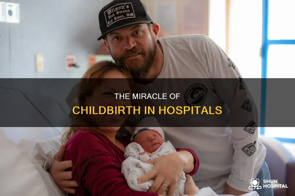 how a woman gives birth in hospital
