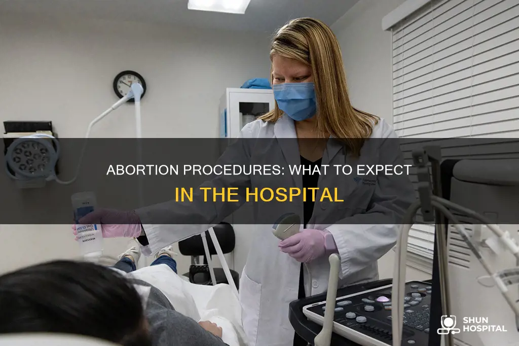 how abortion is done in the hospital