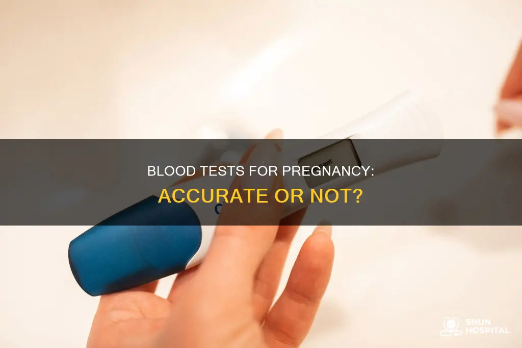 how accurate are hospital pregnancy blood tests