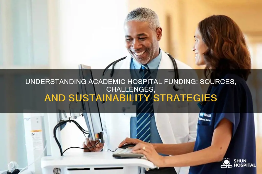 how are academic hospitals funded