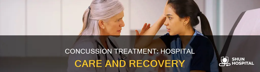 how are concussions treated in the hospital