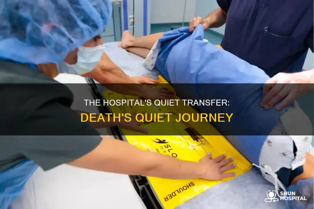 how are deaths transferred in the hospitals