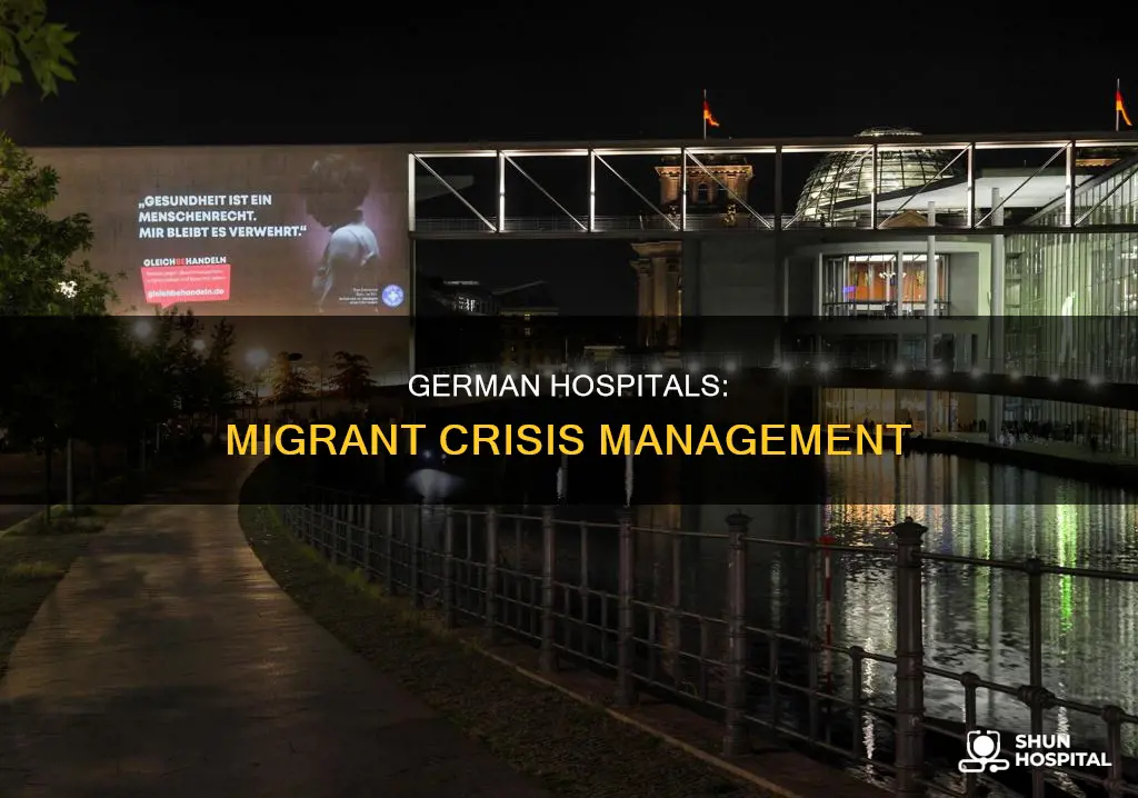 how are german hospitals handling the migrants