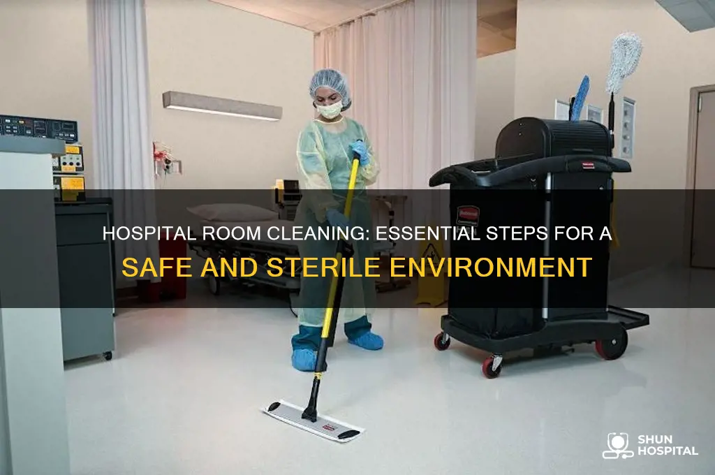 how are hospital rooms cleaned