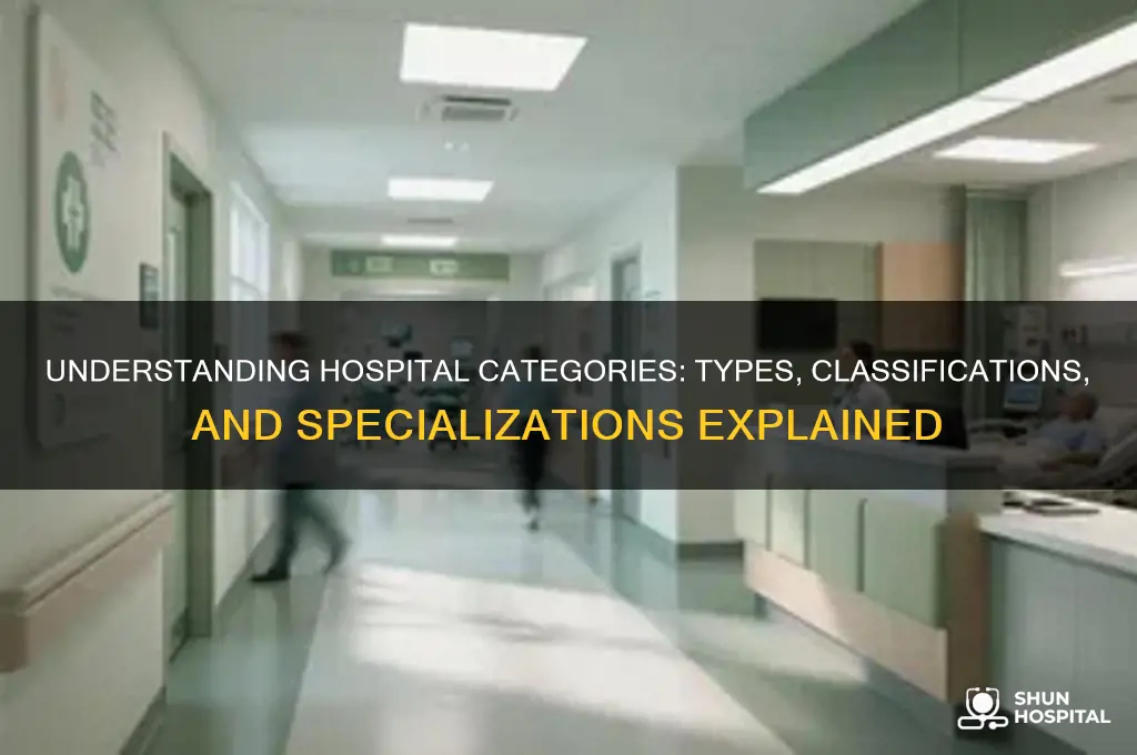 how are hospitals categorized