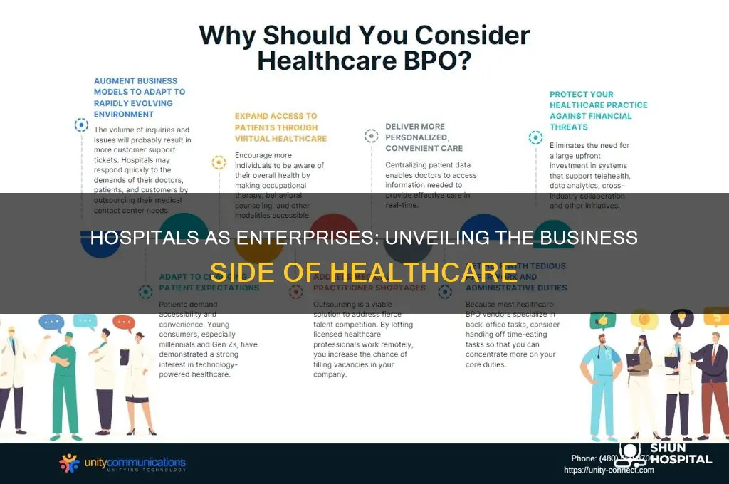 how are hospitals like businesses