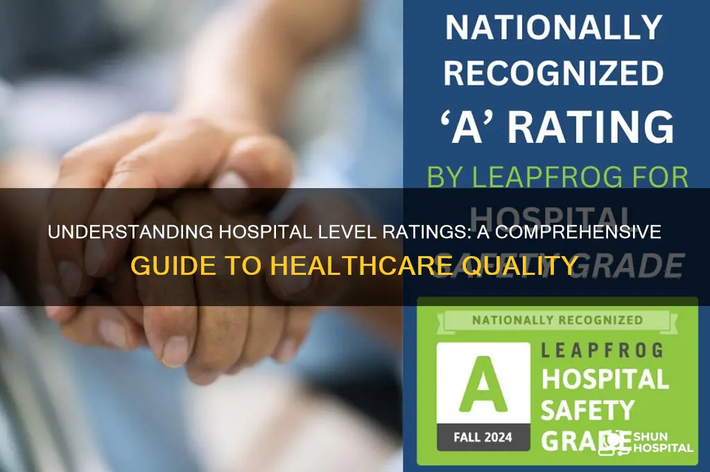 how are hospitals rated levels