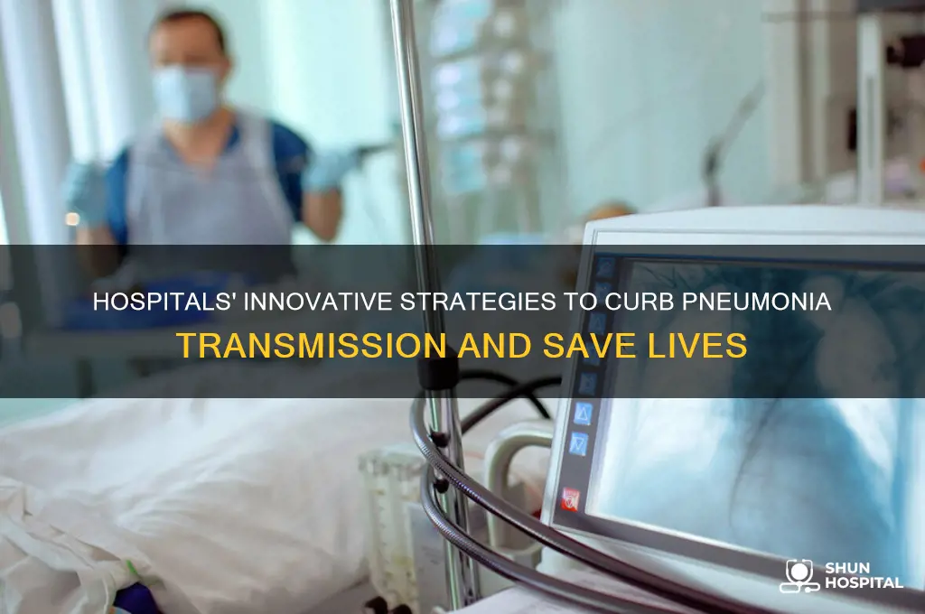 how are hospitals trying to limit spread of pneumonia