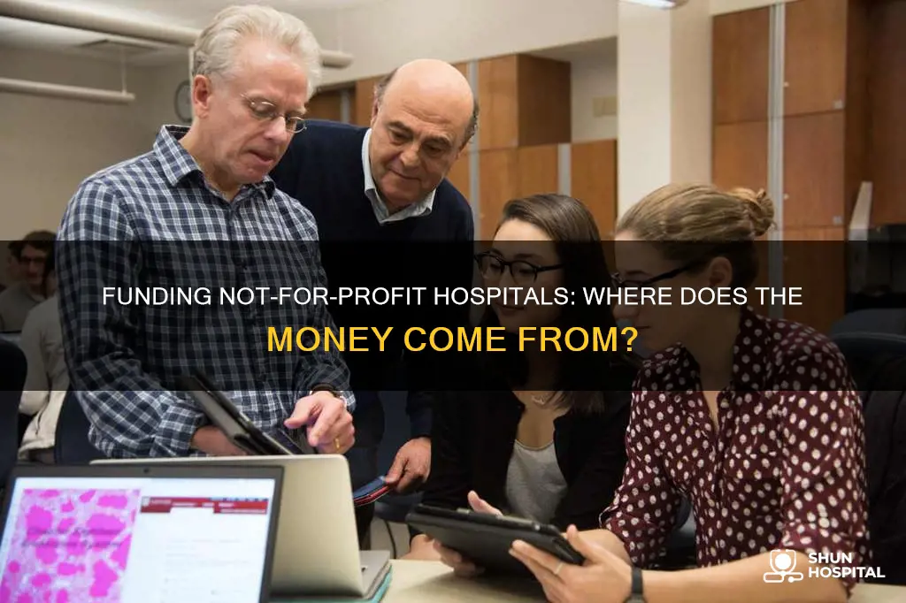 how are not for profit hospitals funded