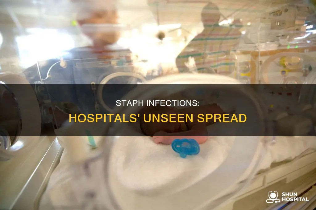 how are staph infections spread in hospitals