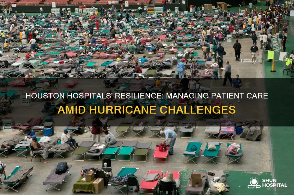 how are the houston hospitals managing in the hurrican