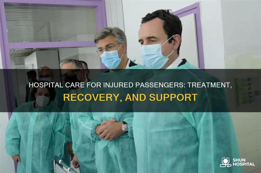 how are the injured passengers being treated at the hospital