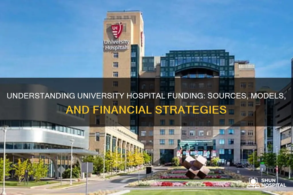 how are university hospital financed