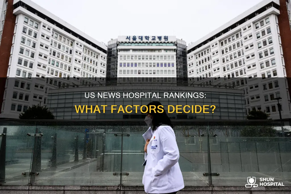 how are us news rankings determined hospitals