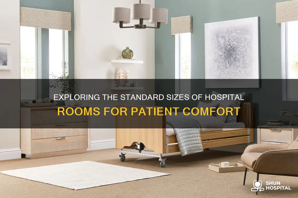 how big are hospital rooms