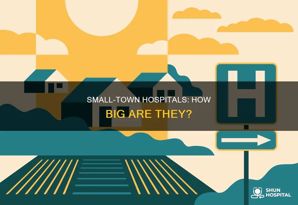 how big are hospitals in small towns