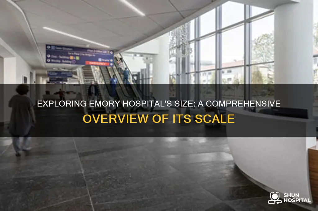 how big is emory hospital