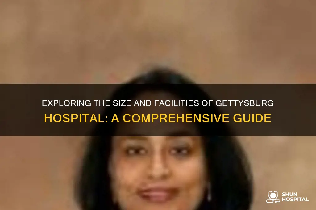 how big is gettysburg hospital