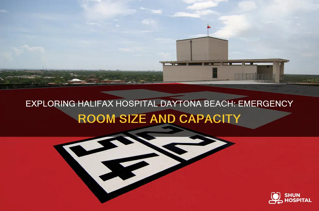 how big is halifax hospital daytona beach is emergency room