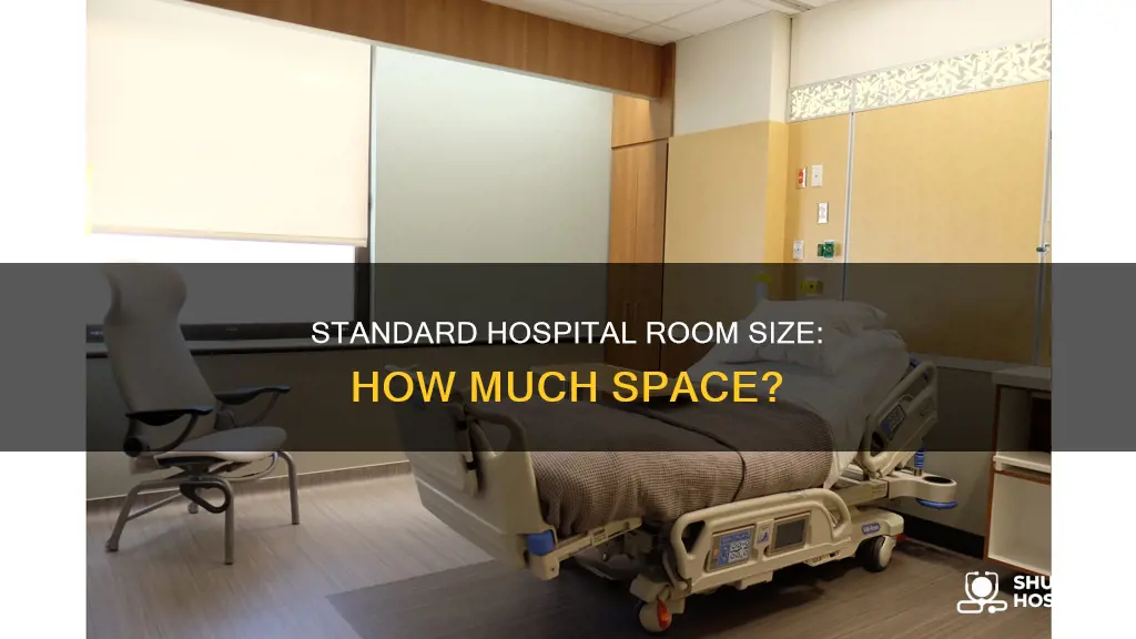how big is the average hospital room
