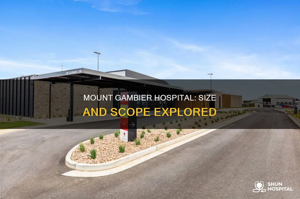 how big is the mount gambier hospital