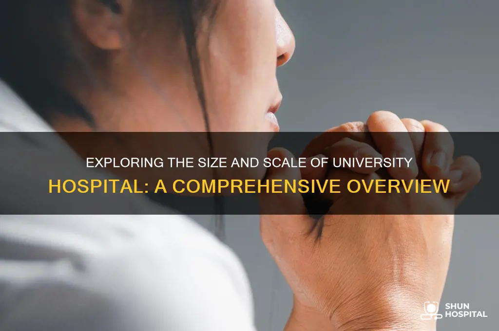 how big is university hospital