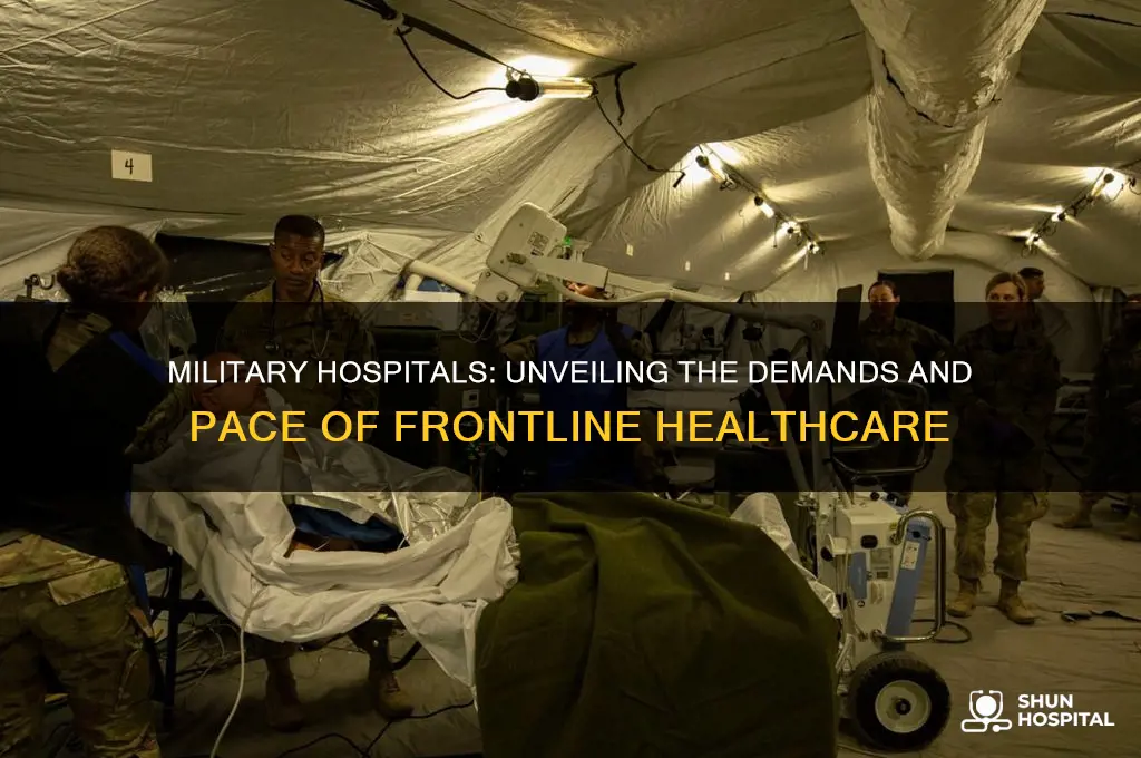 how busy are military hospitals