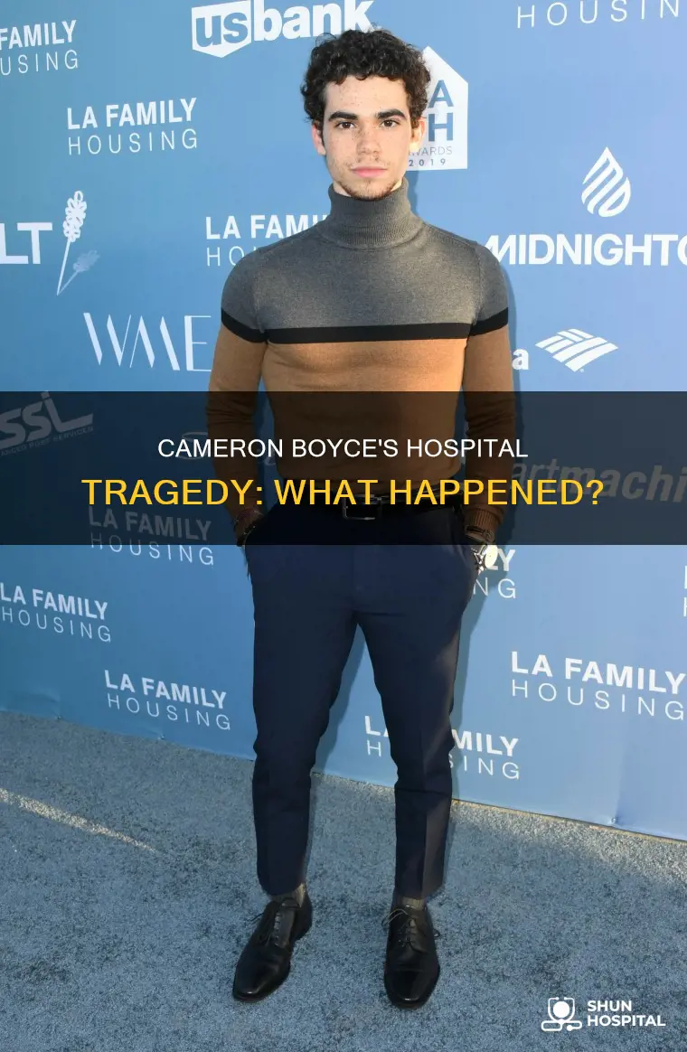 how cameron boyce died in the hospital