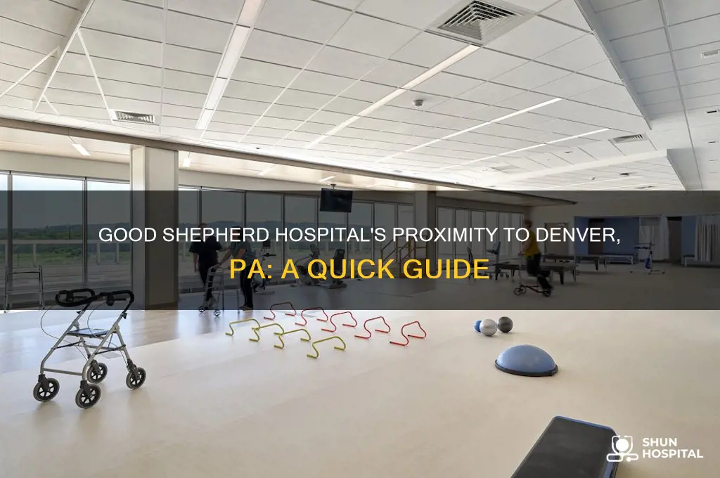 how close is good shepherd hospital to denver pa
