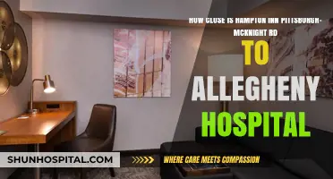 Hampton Inn Pittsburgh-McKnight Rd to Allegheny Hospital: Distance Guide