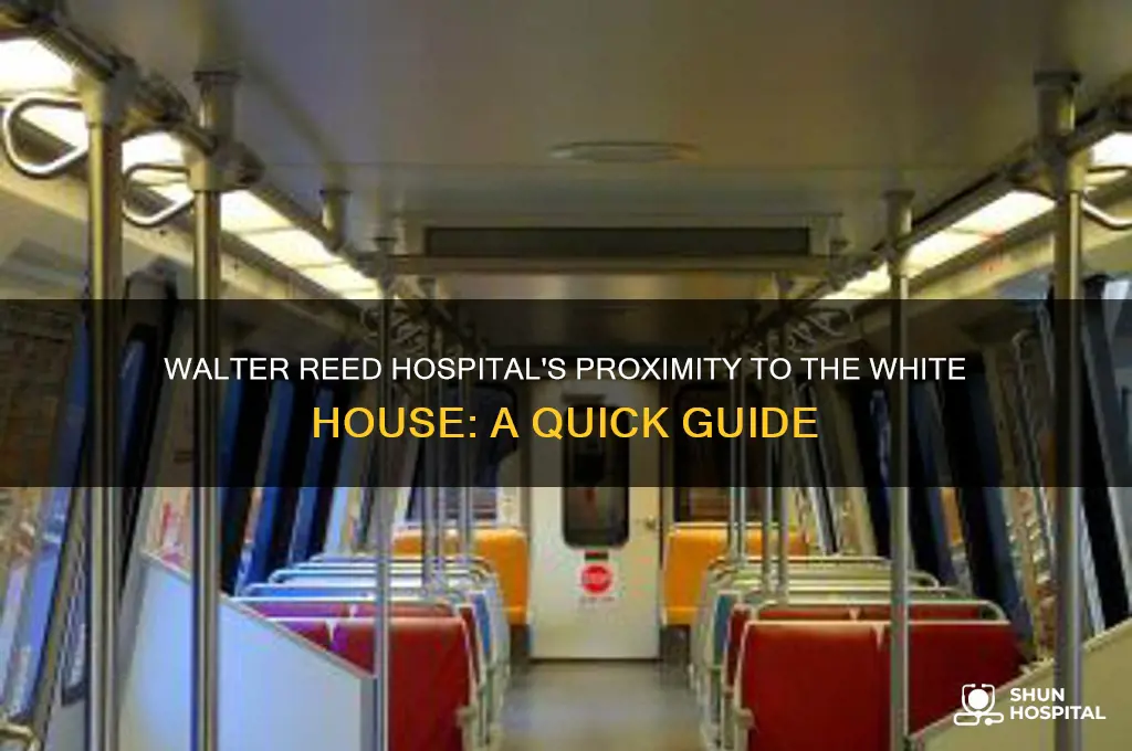 how close is walter reed hospital to the white house
