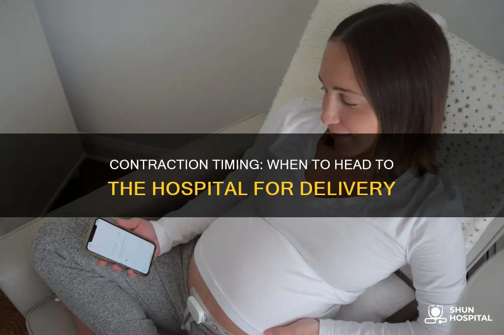 how close should contractions be before heading to hospital
