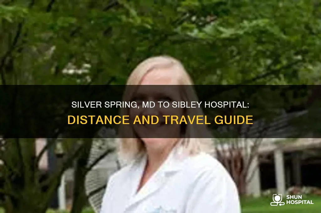 how close to silver spring md to sibley hospital