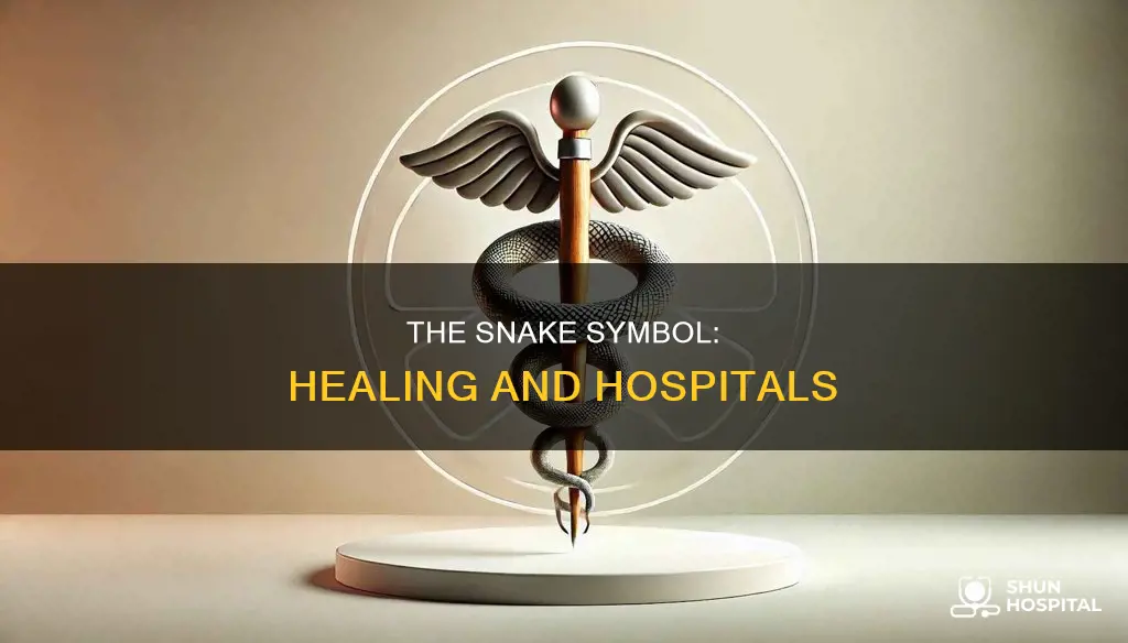 how come snakes are on hospital symbols