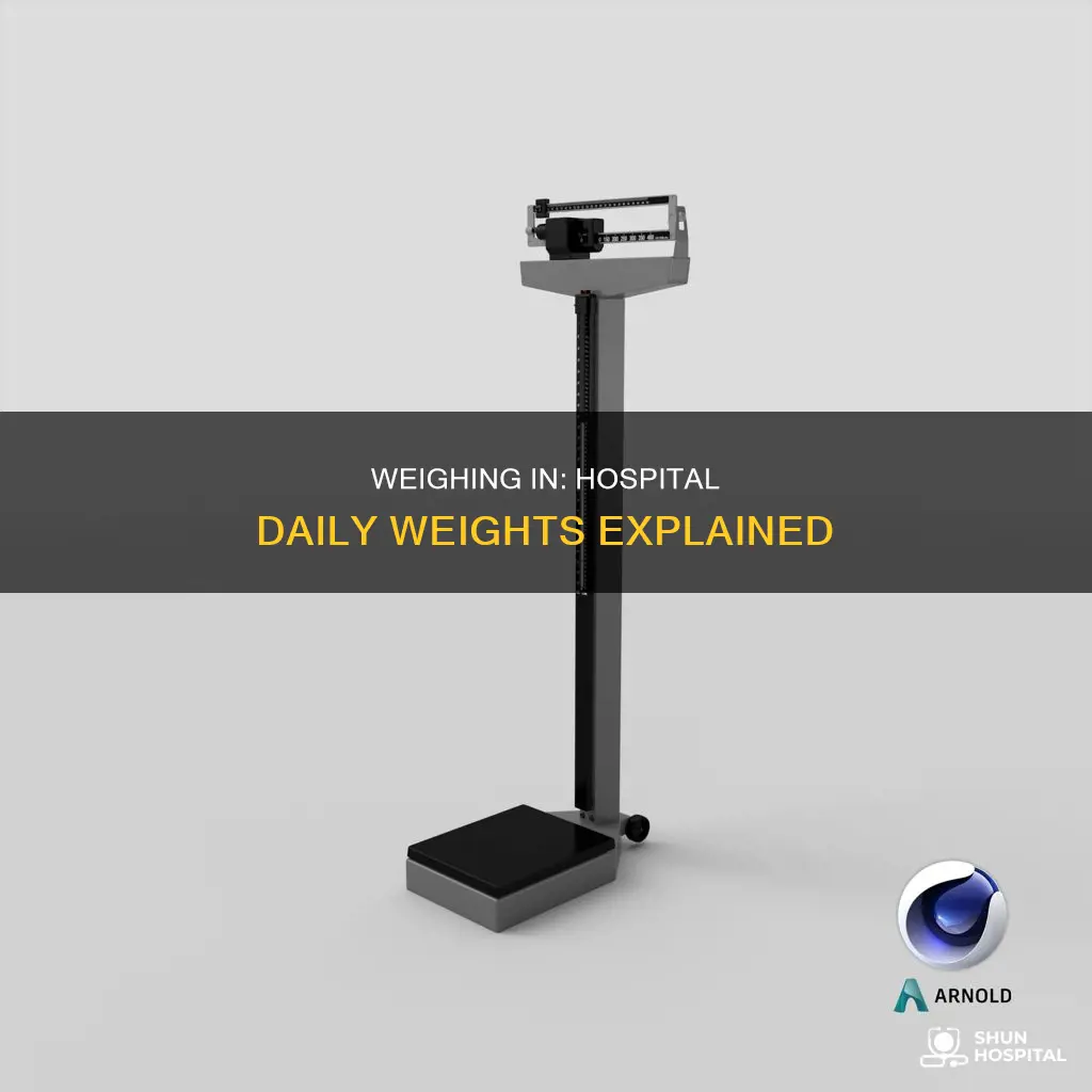 how daily weights are calculated in hospital
