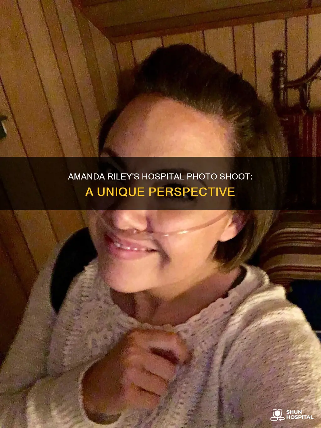 how did amanda riley have hospital photos