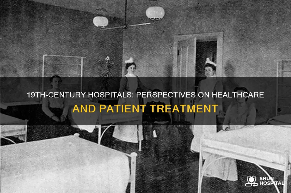 how did hospital view heaith care in the 19th century