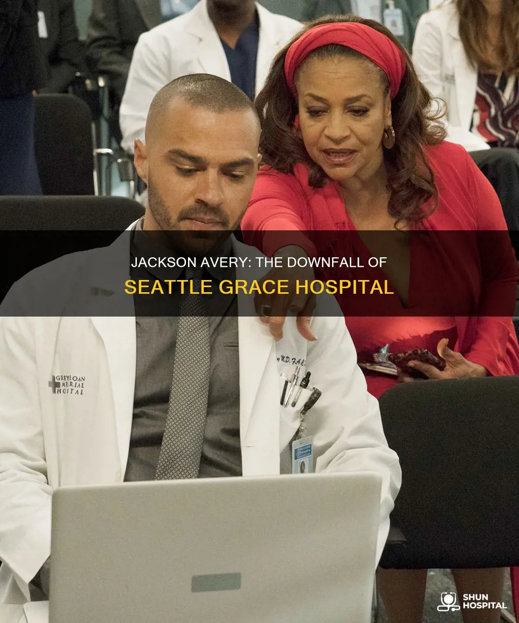 how did jackson avery ruin the hospital