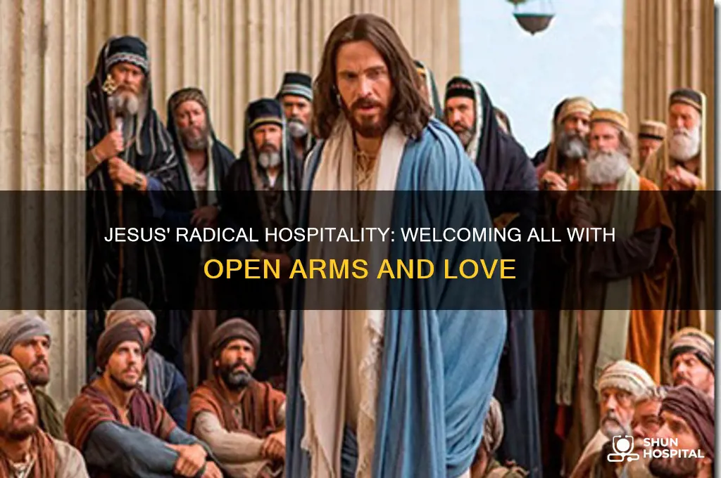 how did jesus practice hospitality