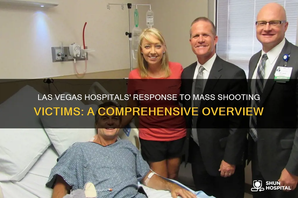 how did las vegas hospitals handle the victims shot