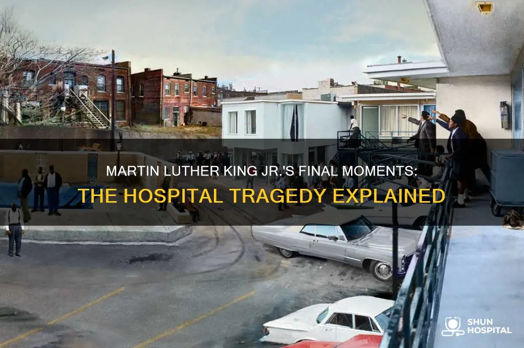 how did martin luther king die at the hospital