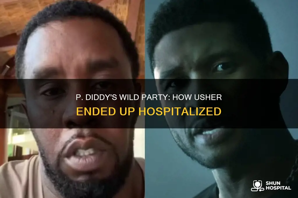 how did p diddy put usher in the hospital