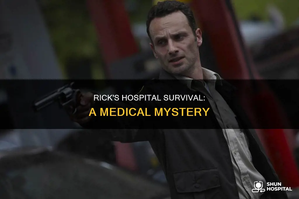 how did rick survive in the hospital
