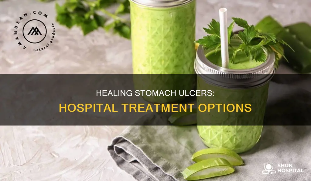 how do a hospital treat stomach ulcer